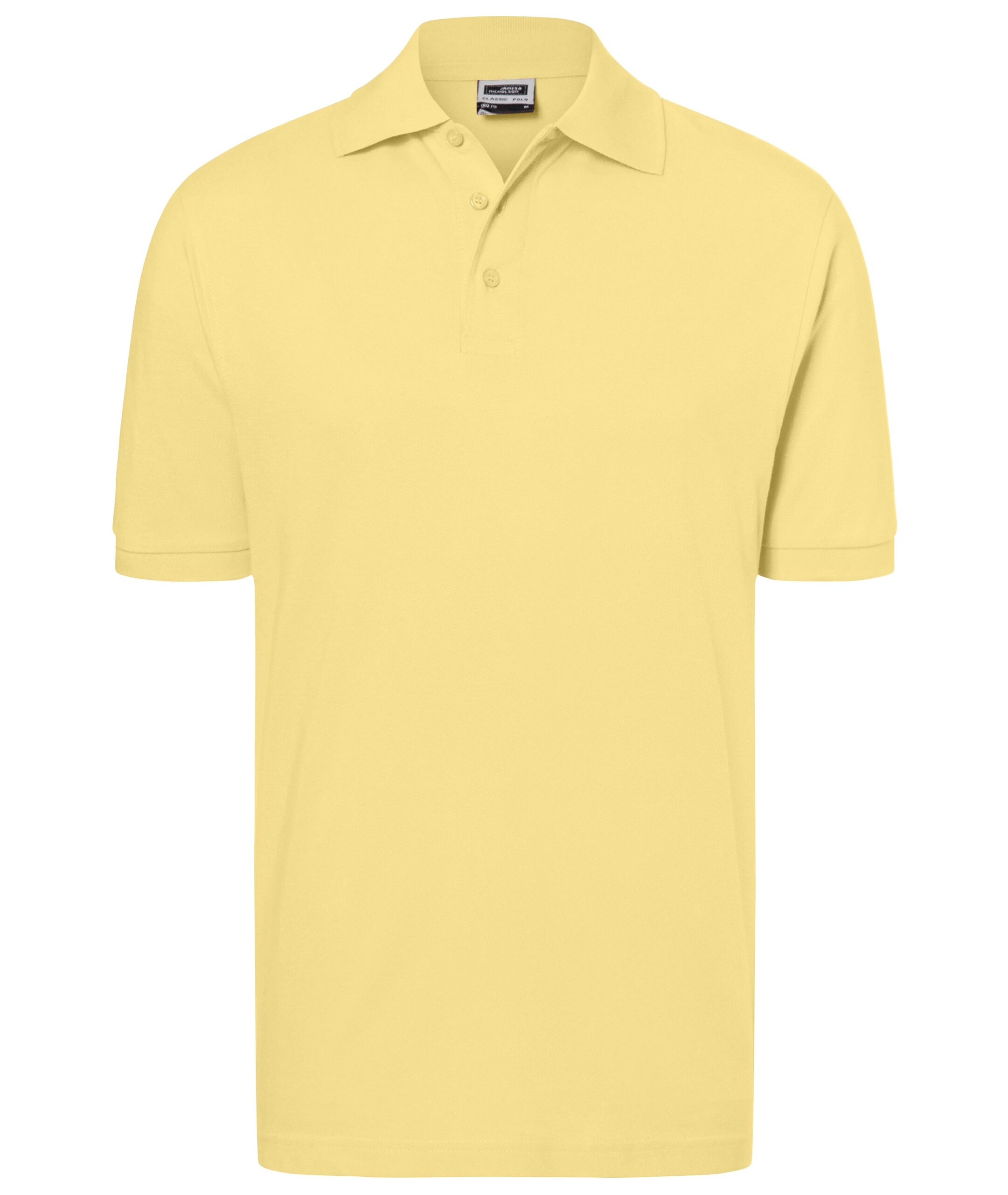 Tricou POLO Standard- light yellow